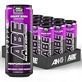 Applied Nutrition ABE Pre Workout Dosen – 12 x 330 ml – Amerikanische Traube – Koffeinhaltiges, zuckerfreies Energy-Getränk