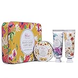 Body & Earth Love Handcreme Geschenkset für Frauen, Peeling Creme, 2 duftende Handcreme, Handset, Geschenk zum Geburtstag für Frauen, Geschenk zum Muttertag,muttertagsgeschenk