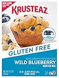 Krusteaz Gluten Free Blueberry Muffin Mix with Wild Blueberries in a Can (Pack of 3) by Krusteaz