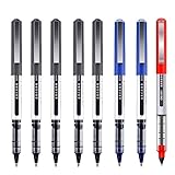 CYSUE Tintenroller, 0,5 mm feine Spitze, flüssige Gel-Tinte, schnell trocknender Gelschreiber für Schule, Büro, Schreiben (8 verschiedene Farben, Typ A-01)