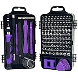 Professionelles Screwdriver Set mit Tragbarem Koffer,115 in 1 Feinmechaniker Schraubendreher Set,Handy Reparatur Werkzeug Set für PC,Computer,Kamera,Tablet,iPhone,iPad,Mac,Elektronik