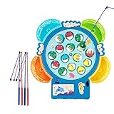 Magnetischer Fischereispielzeug, Plattenspieler Fischereispiel | Magnetisches Fischereibrettspiel,Water Bad Pool Outdoor -Spielzeug für Familie, Kinder, Freunde, Kinder