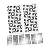 Warmhm 400 Stück Reflektierende Markierungspunkte für Scanner Präzise Kalibrierungsmarker mit Dicke für Scanning und Ausrichtung Wiederverwendbar und Einfach Anzubringen