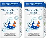 PAEDIPROTECT Wundschutzcreme Baby 50 ml, Wundsalbe ohne Parfüm & Silikone, vegane Babycreme Schutz für empfindliche Babyhaut im Windelbereich, Bio-Kamille Heilsalbe Pflege hilft bei Rötungen