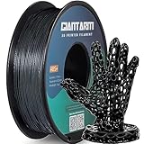 GIANTARM ABS+ Filament 1.75mm, 3D Drucker Filament 1KG 1 Spule, Durchmessertoleranz +/- 0.02mm, ABS Schwarz