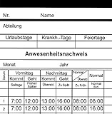 50 Stempelkarten ET401MT/C