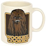 Star Wars Tasse mit Keksfach Wookiee Cookies, Edelstahl, weiß, 9 x 4 x 4 cm