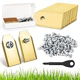 CIRULLI 60er Set Ersatzklingen für Rasenmäher, Titan Messerklingen 0,75 mm, Roboter Rasenmäher Automower, für Garden, für Yard Force