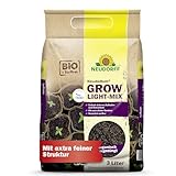 Neudorff NeudoHum Grow Light-Mix – Torffreie Bio Erde mit extra feiner Struktur für sicheres Keimen und Anwachsen Aller Cannabis-Sorten, 3 Liter