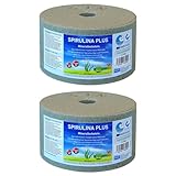 imima Salzleckstein Pferd SPIRULINA Plus Set 2 x 3kg - Mineralfutter Pferde mit Spirulina auf Meersalz Basis ohne Melasse - Pferdezubehör für Lecksteinhalter - Mineralleckstein Pferd Leckstein Pferd