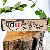 Papa Geschenk - Du bist der beste Papa der Welt - Schokoriegel Geschenkbox inkl. Duplo - Geschenk für Papa, Bester Papa, Geschenk Papa, Geschenke für Papa zum Geburtstag, Bester Papa Geschenke