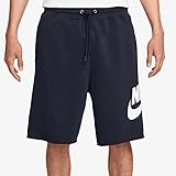 Nike Club French Terry Alumni Shorts Für Herren, Obsidian/Obsidian/White, FQ4950-451, L