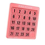 predolo Knobelpuzzle Digitale Puzzles Spielzeug Zahlenrätsel für Denksportübungen, rosa 24 Würfel