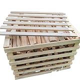 2 Stück a 7 kg Anfeuerholz Anzündholz Anmachholz Brennholz Kaminholz Kaminscheit Span Smoker Grill BBQ Ofenfertig trocken Holzstücke Feuerschale Lagerfeuer in Praktischen Transportbox 38x30x30