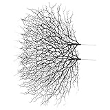 NUOBESTY Künstliche Geweihzweige 2 Stück Naturgetreu Selbstgemacht Bastelzweige aus Unbedenklichem Material für Weihnachts und Halloween Dekoration