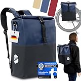 Forrider 3in1 Fahrradtasche für Gepäckträger mit Rucksack Wasserdicht 27L I Gepäckträgertasche Reflektierend I Sattel Tasche fürs Fahrrad