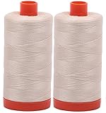 Aurifil Mako 50 W Faden, 2 große Spulen: Hellbeige (2310 x 2)