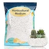 GOTVUGE Gartenbauperlit für Pflanzen, großer Perlite-Sack für die Gartenarbeit, Bodenverbesserungen zur Verbesserung der Bodenbelüftung und -entwässerung für Zimmerpflanzen (1L)