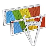 CZ Store Körperfett-Messer -✮LEBENSLANGE GARANTIE✮- Hautfalten-Zange - Schnelles, einfaches, genaues Ablesen - Inkl. Anleitung, Wertetabelle, Übungsanleitung - Gerät zur Gewichtskontrolle