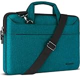 DOMISO Laptoptasche 14 zoll Laptop Tasche Notebook Tasche Laptop Bag für 14 Zoll HP Lenovo Dell XPS 15,für 15 zoll MacBook Air M4 M3 M2/MacBook Pro,Wasserdicht Aktentasche Schultertasche,Teal
