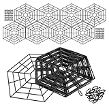 Hemousy Teichabdecknetz | Fischteichnetz als Schutzabdeckung - Robuster Sechsecknetzschutz Zur Abwehr Von Reihern Waschbären Und Katzen