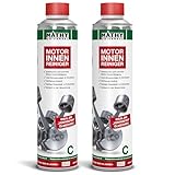 MATHY-C Motor-Innenreiniger - Motorspülung und Motor Innenreinigung für Diesel und Benzin Motoren - Motorreiniger Dichtungsneutral, 2 x 400 ml