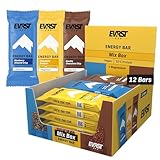 EVRST Energy Bars Mix Box | Energieriegel | 16% Protein | (12 Riegel x55g) | Vegan | Magnesium