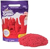 Kinetic Sand - Roter Sand im Beutel, 907 g, original magischer Sand aus Schweden für Indoor-Sandspiel, für Kinder ab 3 Jahren, fördert Feinmotorik, wiederverschließbar