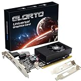 Glorto GeForce GT 730 4G Low Profile Grafikkarte, 2X HDMI, VGA, DDR3, PCI Express 2.0 x16, Entry Level GPU für PC, SFF und HTPC