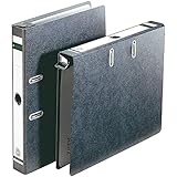 Leitz Qualitäts-Hängeordner 180°, A4, Schwarz, 50 mm Rücken, Ideal für Verwendung im Hängezug, Einband aus Hartpappe, 18220000