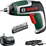 Bosch Akkuschrauber IXO (7. Generation; 3,6V; 2,0Ah; 5,5Nm; mit Mikro-USB-Kabel; Inklusive Winkel-Aufsatz; schraubt bis zu 190 Schrauben; im Karton) – Amazon Edition