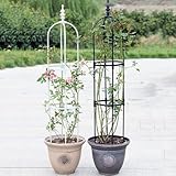 Metall Garten Obelisk Rankhilfe Rostfrei Klettergerüst für Outdoorpflanzen