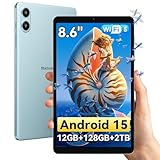 Blackview Link2 8 Zoll Tablet Android 15, 1340 * 800 Display, Mini Tablet Gaming, 12GB RAM + 128GB ROM/1TB TF, Gemini AI 2.0, Face ID, Widevine L1/5G WiFi/5000mAh/8MP+5MP/GPS/OTG/OTA/Bluetooth 5.0