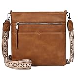 Gladdon handbags for women,damenhandtasche,umhängetasche damen mittelgroß,Crossbody Bag, Leder handtaschen multi pochette tasche,Schultertasche mit Breite Schultergurte Jacquard-Gewebe