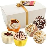 BRUBAKER Cosmetics 6er Set Badepralinen 'Merry Christmas' handgemacht und vegan