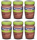 6x D'Amico Filetti di Alici Sardellenfilets in Sonnenblumenöl Sardellen 80g