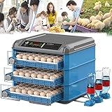 Digitale Geflügelbrutmaschine mit automatischer Eierdrehung und Temperaturregelung, LED-Bildschirm, ideal zum Schlüpfen von Hühnern, Enten und Vögeln
