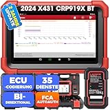 LAUNCH X431 CRP919XBT Elite OBD2-Diagnosegerät, 2024 Drahtlos bidirektionale Scan-Tool, ECU-Codierung, 37+ Dienst, alle System-Diagnosescanner, FCA AutoAuth, V.A.G Guided, CANFD DoIP, 2 Jahre Update