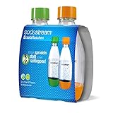 SodaStream DuoPack PET-Flasche 0,5 Liter aus bruchfestem kristallklarem PET und frei von BPA! ideal für Schule, Sport, Freizeit, Mehrfarbig