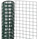 doppelstabmattenzaun sichtschutz,zaun,Nature Maschendraht Quadrat 0,5x5m 13mm Kunststoffbeschichteter StahlGeeignet für Gärten, Zäune, Ästhetik