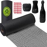 Honsreo Wabenverpackungspapier, 38,1 cm x 70,1 m, umweltfreundliches und recycelbares Kissenmaterial, Luftpolsterfolie für Umzug, Versand, zerbrechliches Zubehör, mit 20 zerbrechlichen