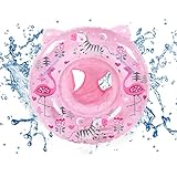 Babyschwimmring,Babyschwimmsitz,Babyschwimmring,aufblasbarer Schwimmring für Kinder 6 Monate bis 48 Monate (rosa)