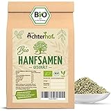 Hanfsamen geschält BIO 250g | nussiger Geschmack | proteinhaltige Hemp Seeds | Hanfnüsse aus kontrolliert biologischem Anbau | Biohanfsamen zum Kochen, Backen und zum pur Snacken | vom Achterhof