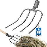 KOTARBAU® Forke Mistgabel Grabegabel Spatengabel Heugabel 4 Zinken Grabgabel 4 Zinken