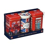 New English Teas - Loose Selection 3 x 25g - Union Jack and British Icons Tins