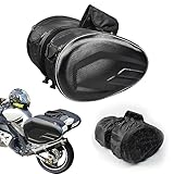 Abhpjuy Motorrad hecktasche Satteltasche Seitentasche zum Senden Wasserdicht Abdeckung kann Helm Motorrad Tasche universelle Hecktasche setzen