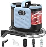 Olvy Teppichreiniger PRO – Nasssauger Polsterreiniger mit Dampf – 100°C Steam Cleaner – Sofa Reiniger Gerät – Polster Sauger Nass – inkl. Reinigungsmittel – 1650W – Matratzenreiniger
