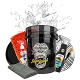 Felgenreiniger Set | Sonax Felgenbeast 500ml + Auto Wascheimer 20l mit Sieb und Deckel + Waschhandschuh + Pinsel + Ceramic Spray Versiegelung + Ceramic Shampoo + Mikrofasertuch