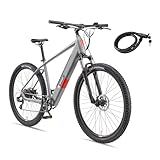 TELEFUNKEN MTB E-Bike Herren 29 Zoll, Elektrofahrrad Hinterradmotor, 7-Gang Kettenschaltung, Scheibenbremsen - Pedelec Mountainbike