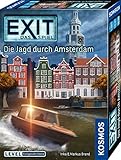 KOSMOS 683696 EXIT - Das Spiel - Die Jagd durch Amsterdam, Level: Fortgeschrittene, Escape Room Spiel, EXIT Game für 1-4 Spieler ab 12 Jahre, EIN einmaliges Gesellschaftsspiel